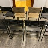 8 chaises "101"  spaghetti par Giandomenico Belotti, Alias