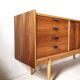 Walnut veneer sideboard by Bytomskie Zaklady, Polish Mid-Century 1960s