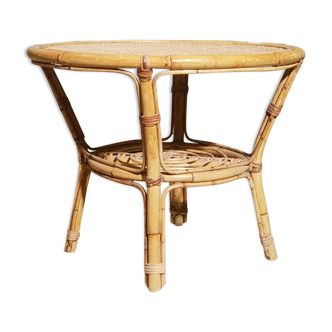 Rattan coffee table