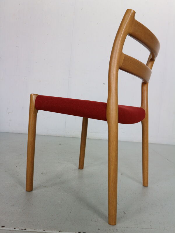 4 chaises modèle 84 de Niels Otto Moller pour Højbjerg, Danemark années 1970