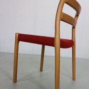 4 chairs model 84 by Niels Otto Moller for Højbjerg, Denmark 1970s