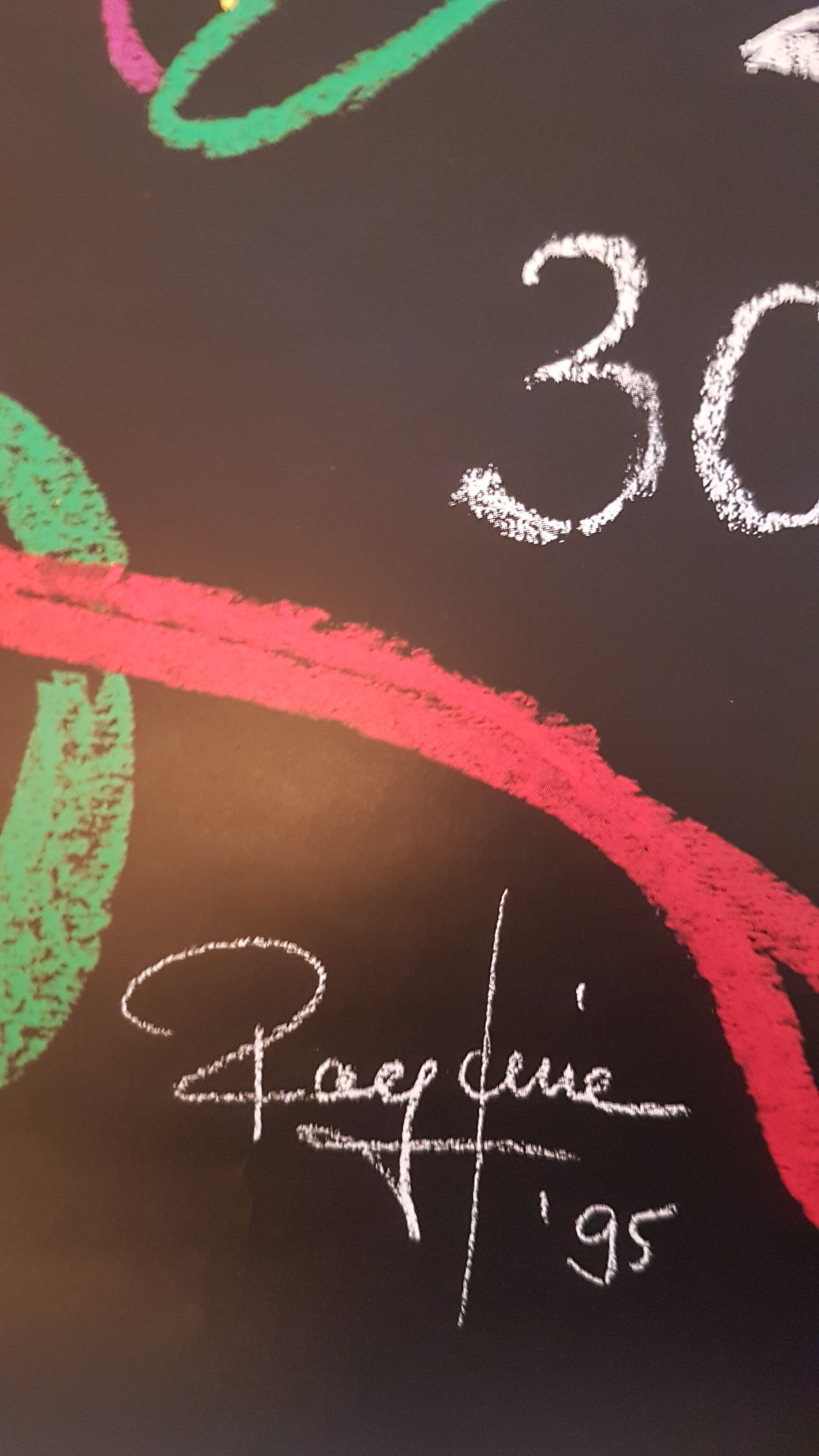 Original poster Rolf Unie- 30 th Montreux Jazz Festival