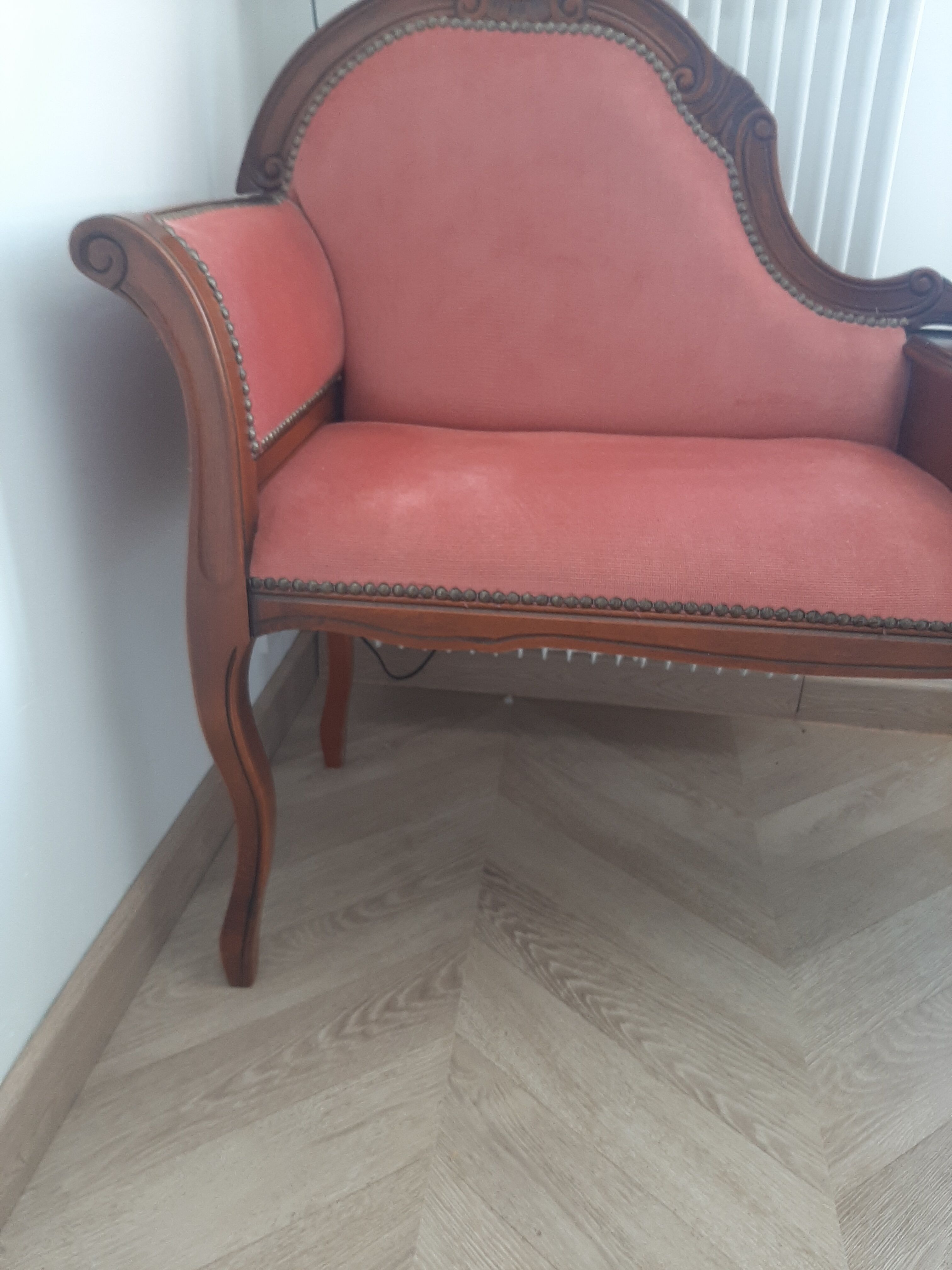 Armchair entrance furniture - loveseat- louis xv style