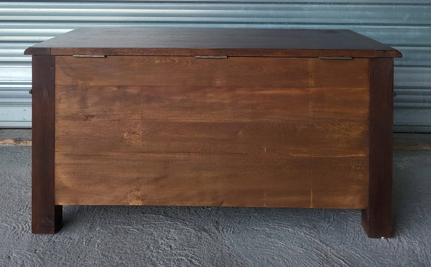 Wedding chest, wood, storage, in solid oak pegged