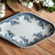 Antique butter dish in Saint-Amand earthenware (Nord)