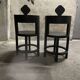 Pair of sculptural Room Studio chairs