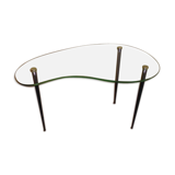 Glass tripod side table