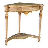 Encoignure italienne laquée du XXe siècle de style Louis XVI