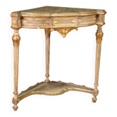 Encoignure italienne laquée du XXe siècle de style Louis XVI