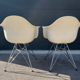 Pair of DAR Plastic Armchairs by Charles & Ray Eames for Vitra