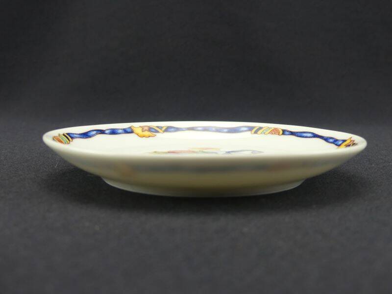 Bernardaud in Limoges, pair of bread plates with Borghese decoration