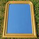 Antique gilded patinated Louis-Philippe mirror
