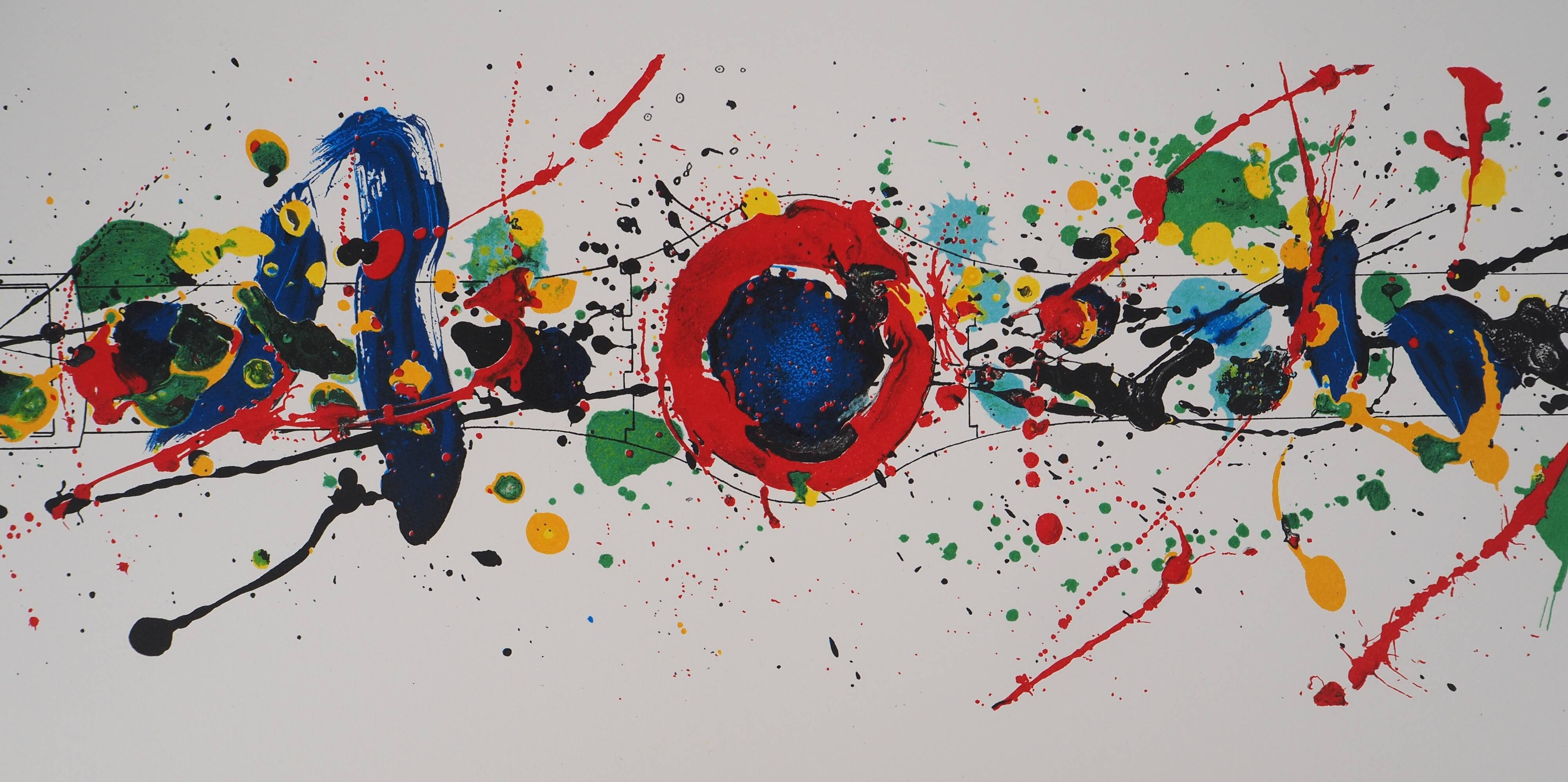 Sam francis - harmony of colors, 1992 - original lithograph