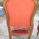 Paire de fauteuils Napoléon III en acajou