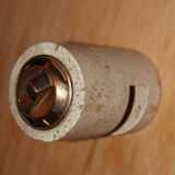 Fratelli Mannelli travertine table lighter