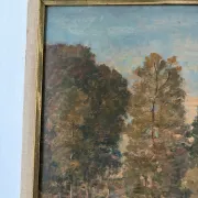 Landscape with cows, signed Abel Gay.