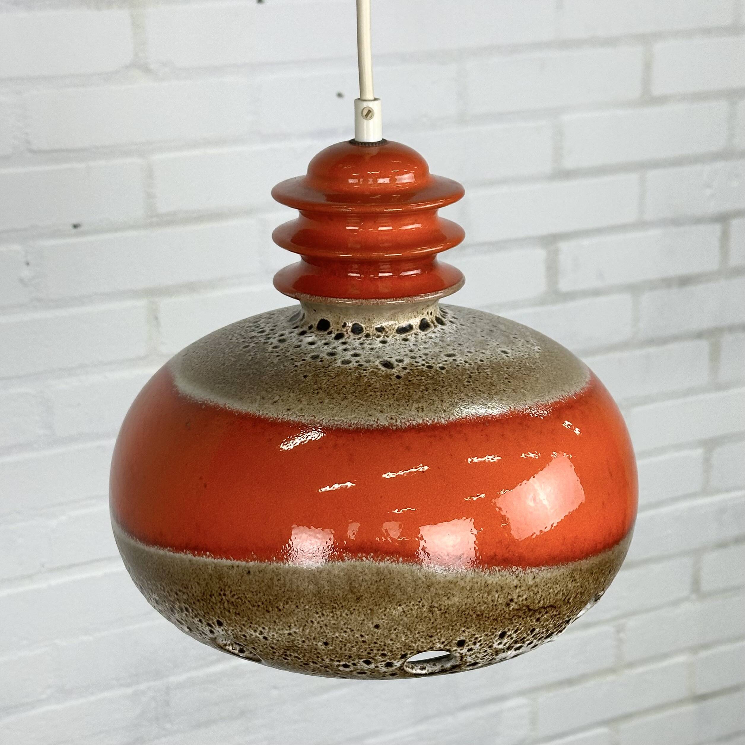 Fat Lava vintage hanging lamp (2 pieces available)