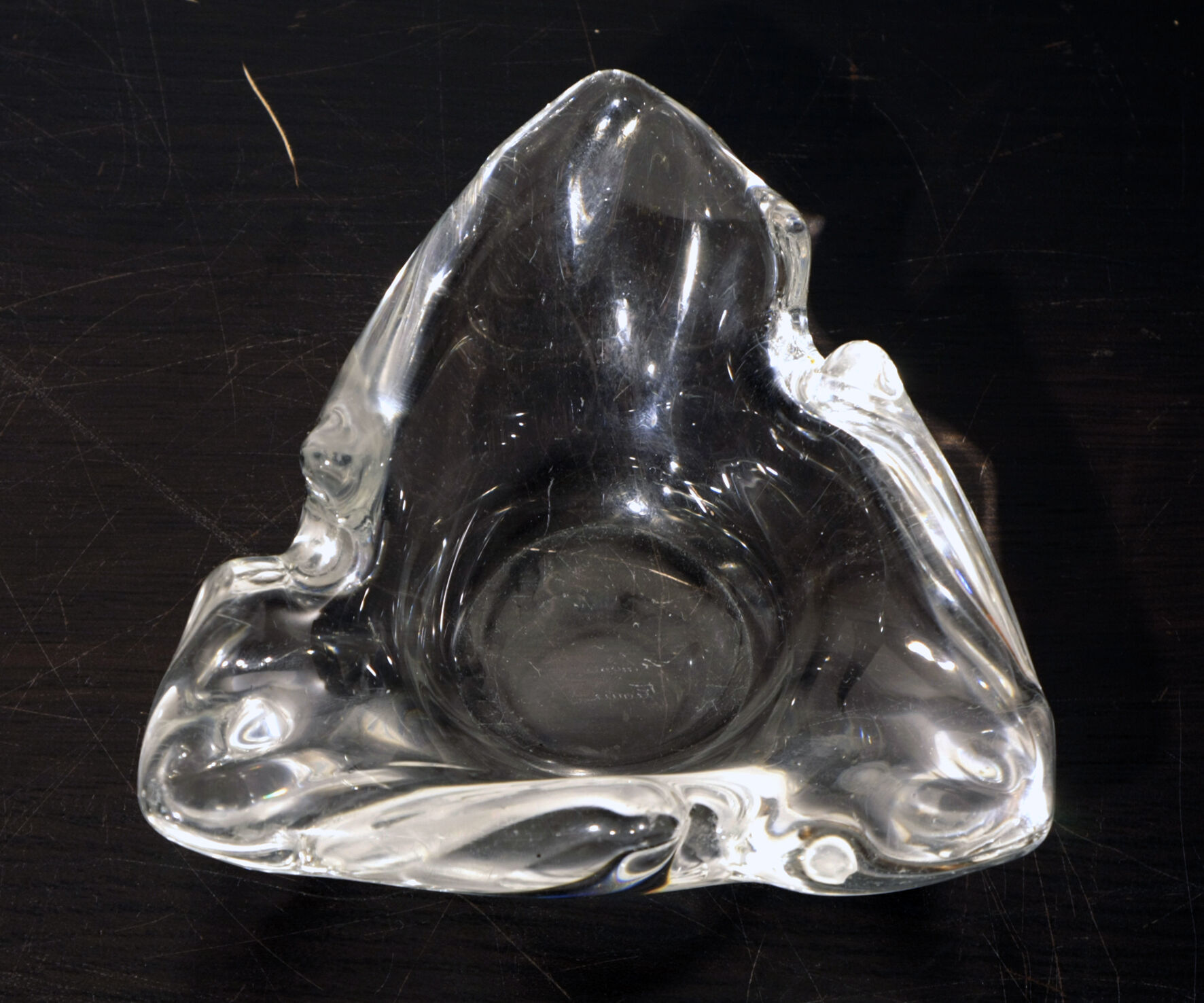 Schneider crystal ashtray