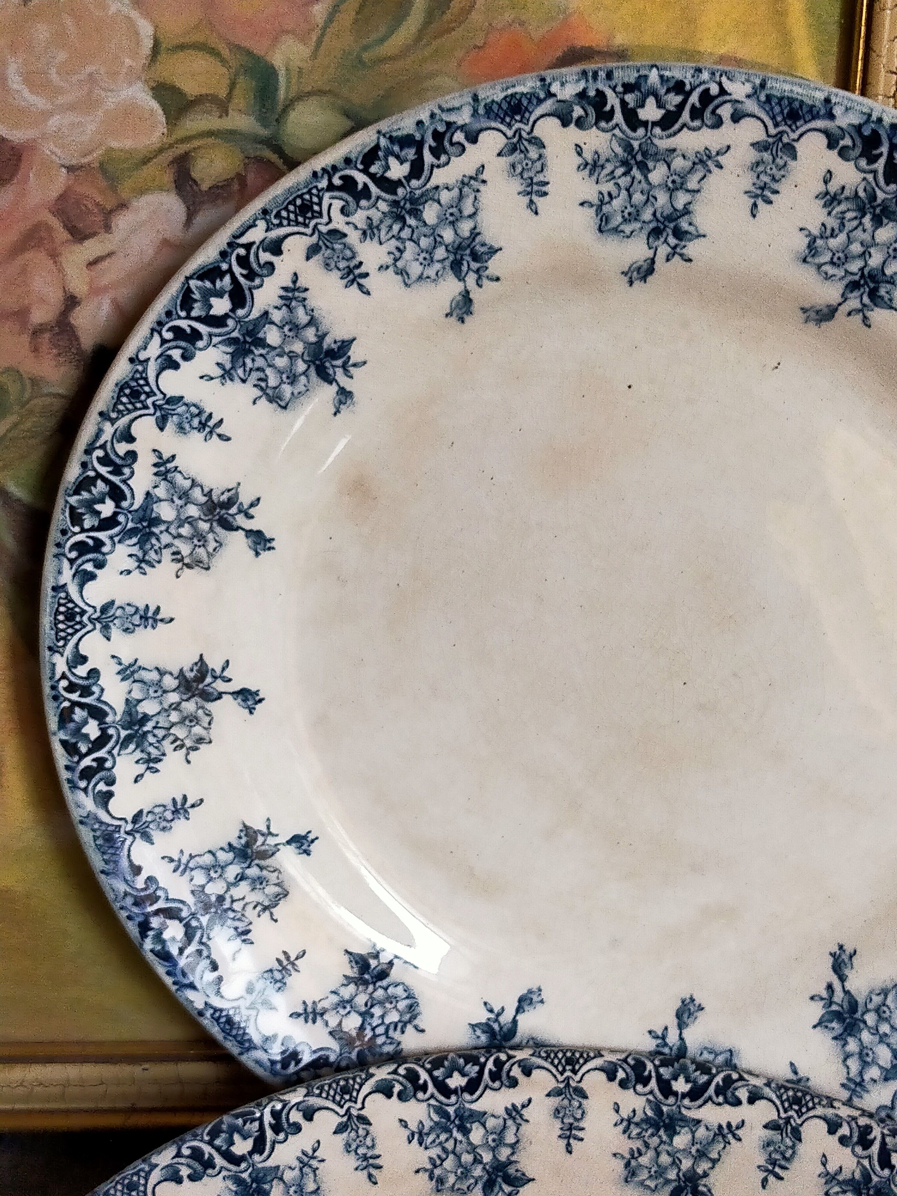 Three iron earth plates at the end of the 19th service "Primevère"