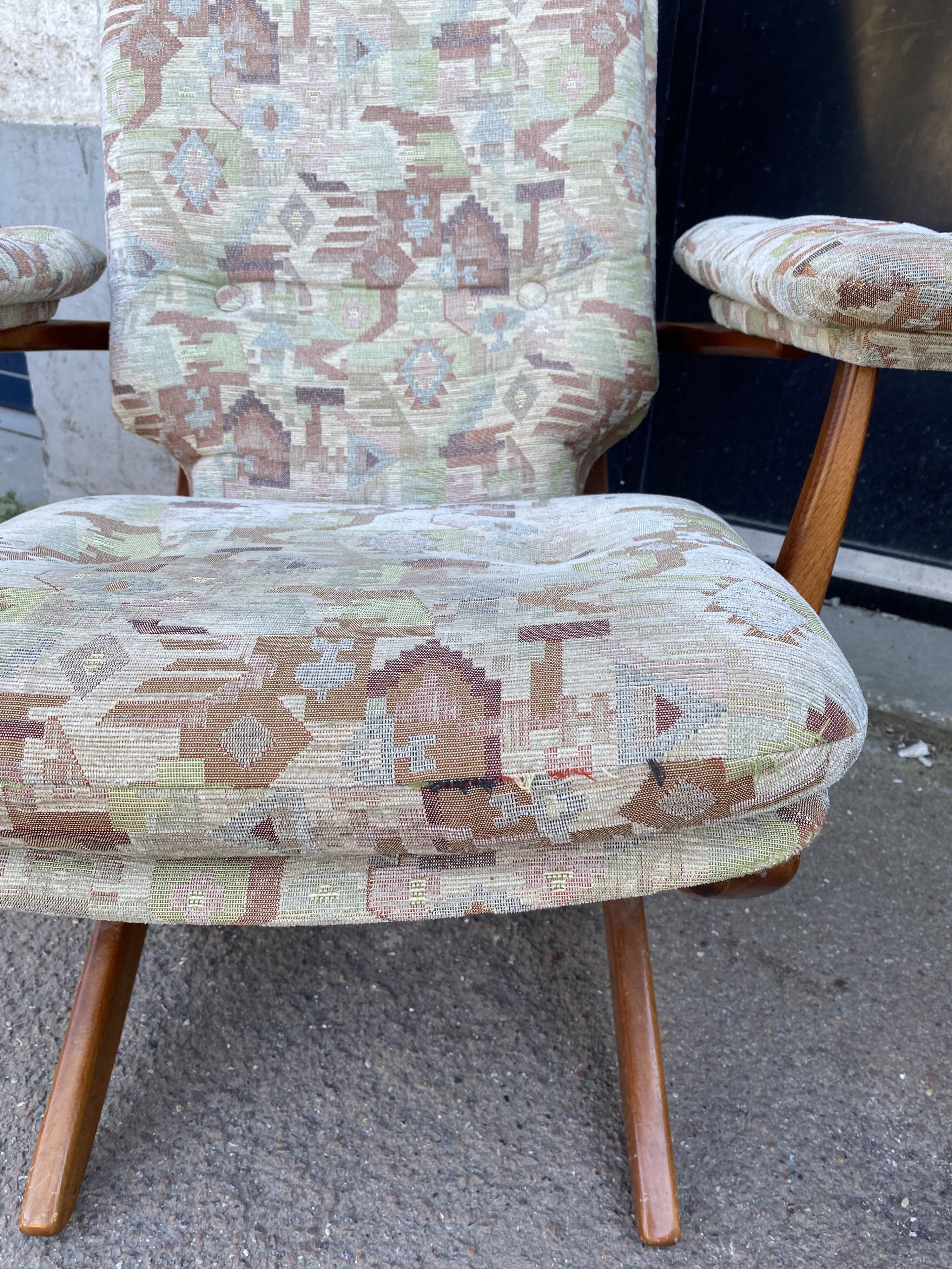 Pair of Polyconfort armchairs