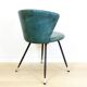 Set of Spanish Iron and Green Skai Club Chairs, 1960s