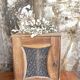 Armoirette murale en bois brut