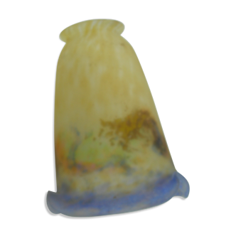 Tulipe en pâte de verre Muller Frères Lunéville