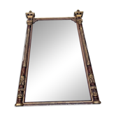 Grand miroir ancien 144 cm de style Empire - Miroir trumeau ou de cheminée