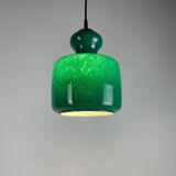 Rare green galaxy glass suspension light by Peill and Putzler 1960