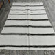 Tapis de chanvre vintage moderne, 158x248cm