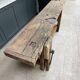 Old solid oak carpenter's workbench (renovated)