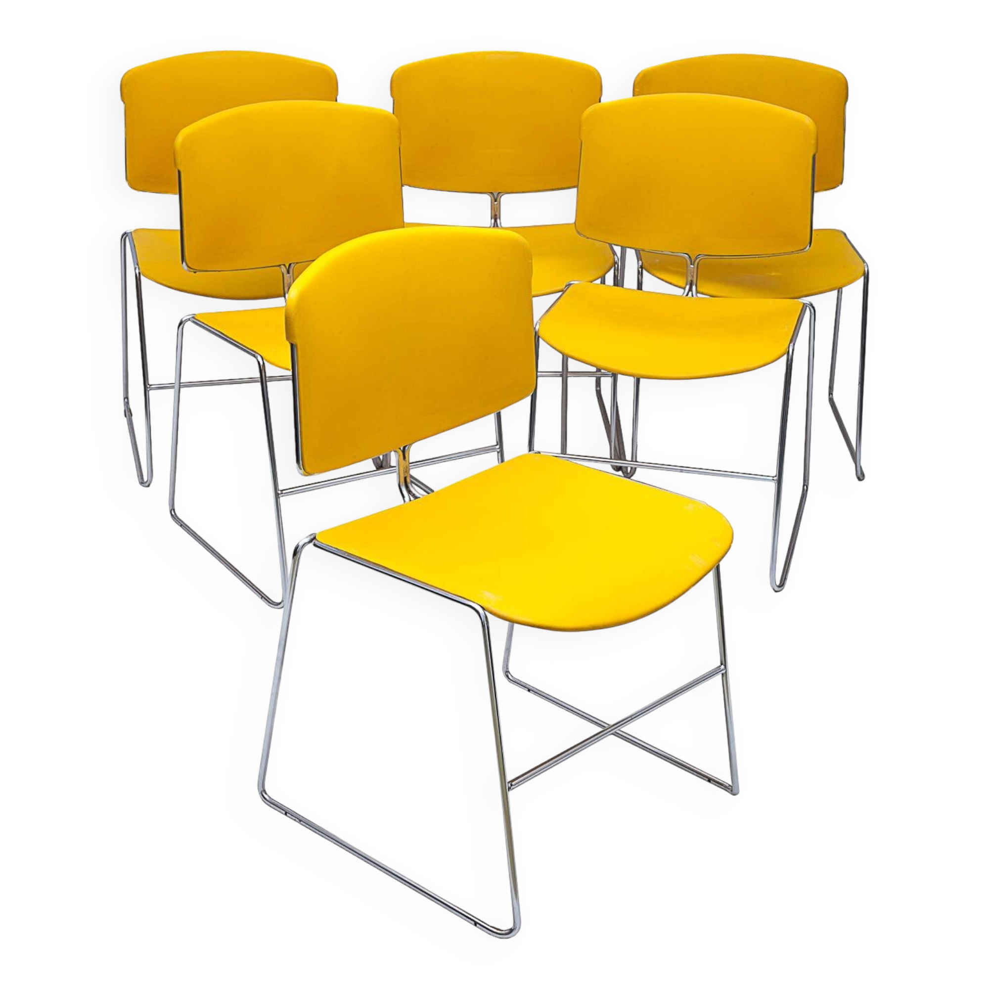 Set de 6 chaises Max Stacker