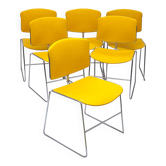 Set de 6 chaises Max Stacker