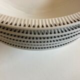 Set of 6 plates cap mid century neo classic Scandinavian 1960