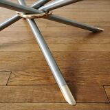 “Mikado” coffee table in metal and glass