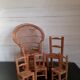 Set of doll chairs