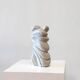 1970s Carrara marble Belgian sculpture