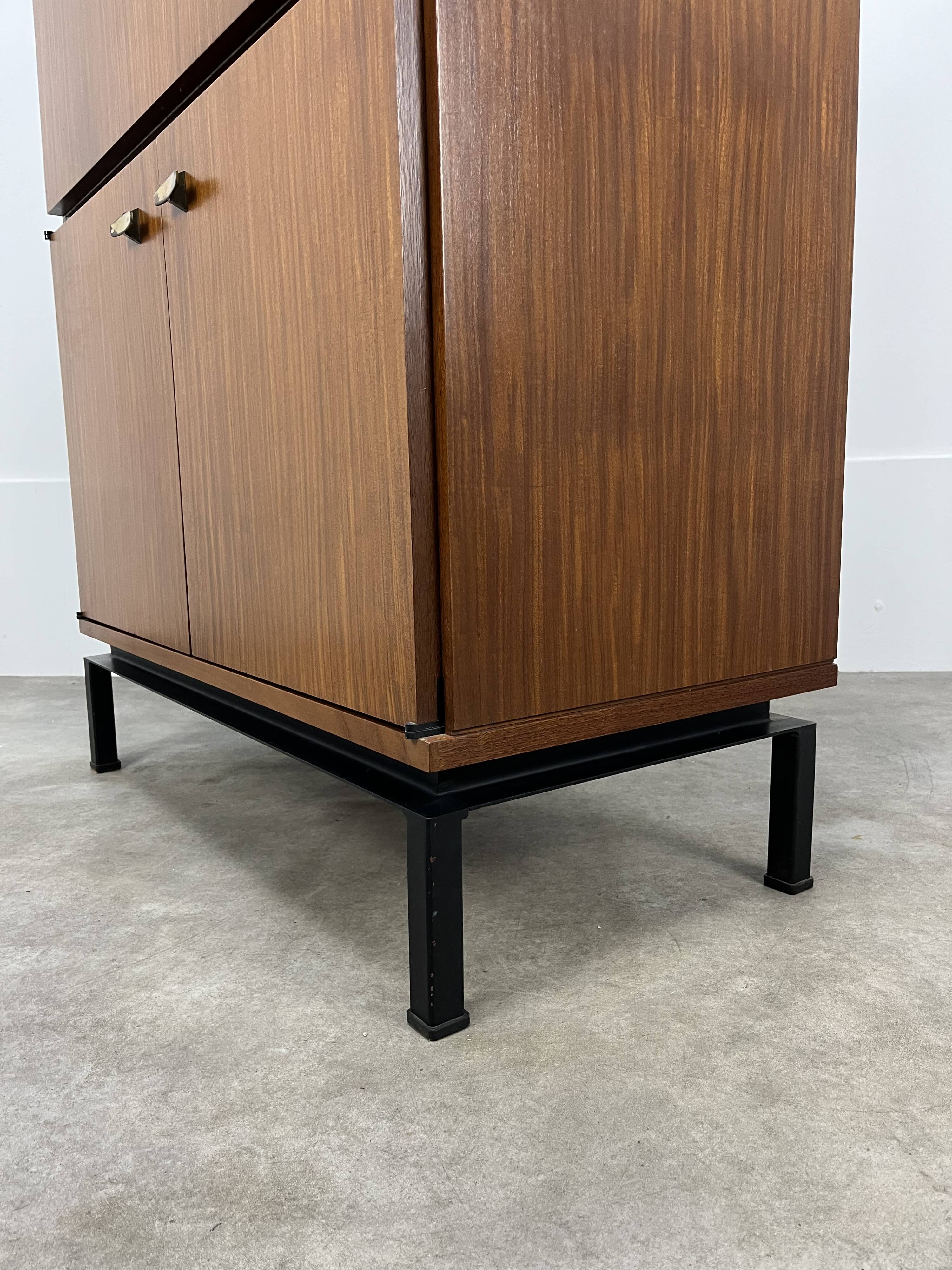 Marcel Gascoin secretary desk, reconstruction style, 1950s, for Alveole
