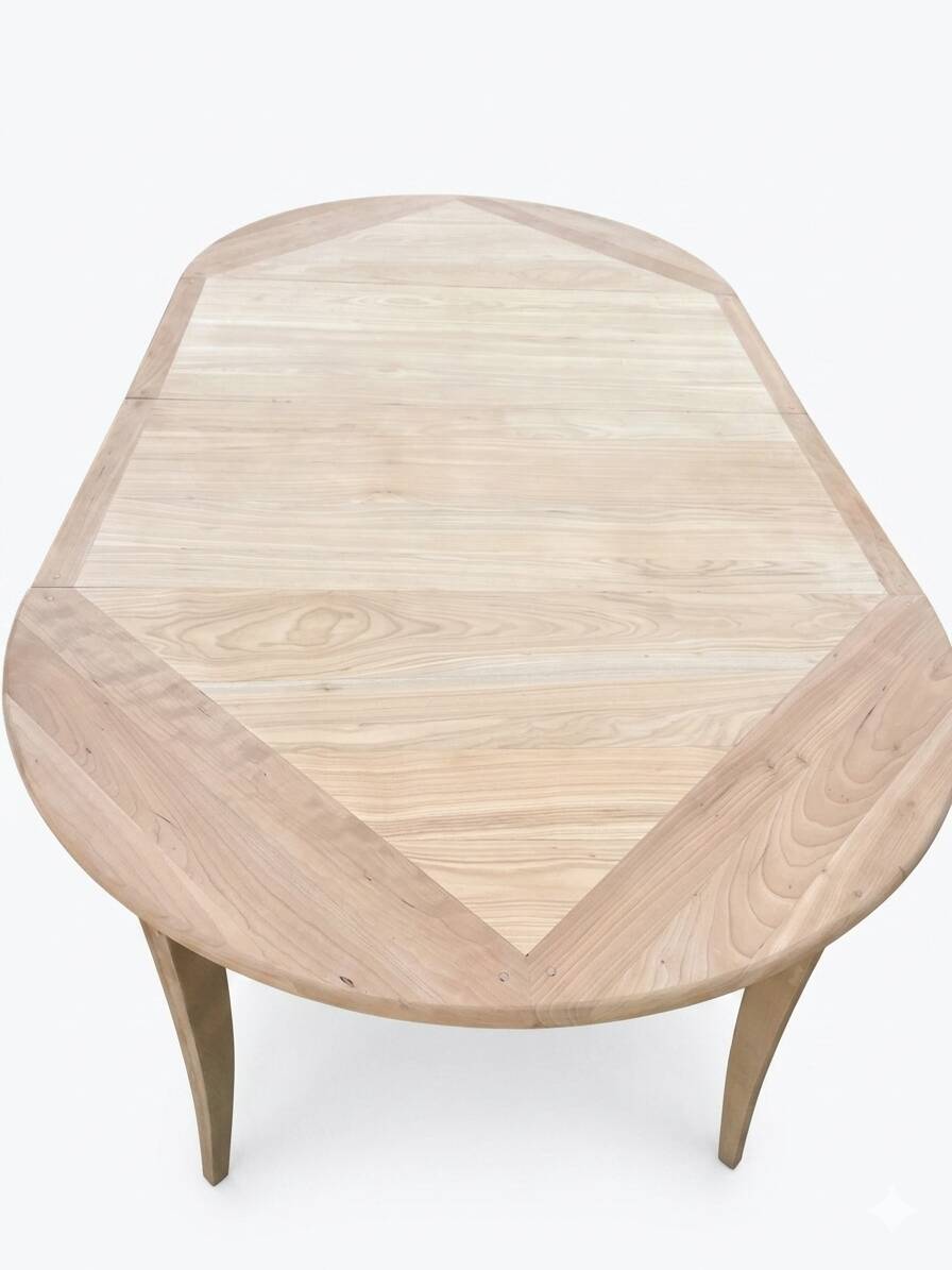 Extendable table in cherry wood