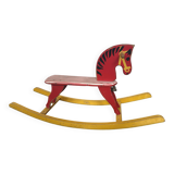 Wooden rocking horse