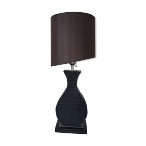Lampe cuir le Dauphin