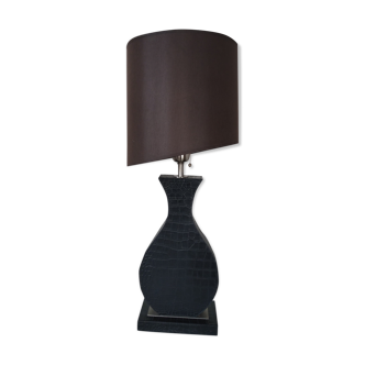 Lampe cuir le Dauphin