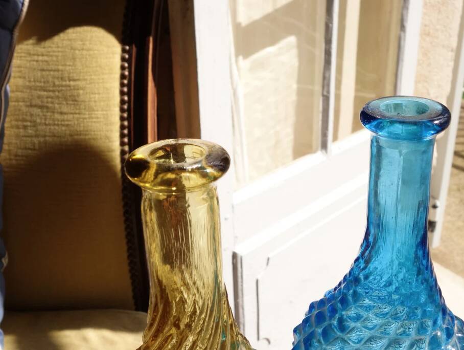 Empoli carafe Italian glassware.