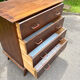 Commode vintage années 50/60 – 4 tiroirs – pieds compas
