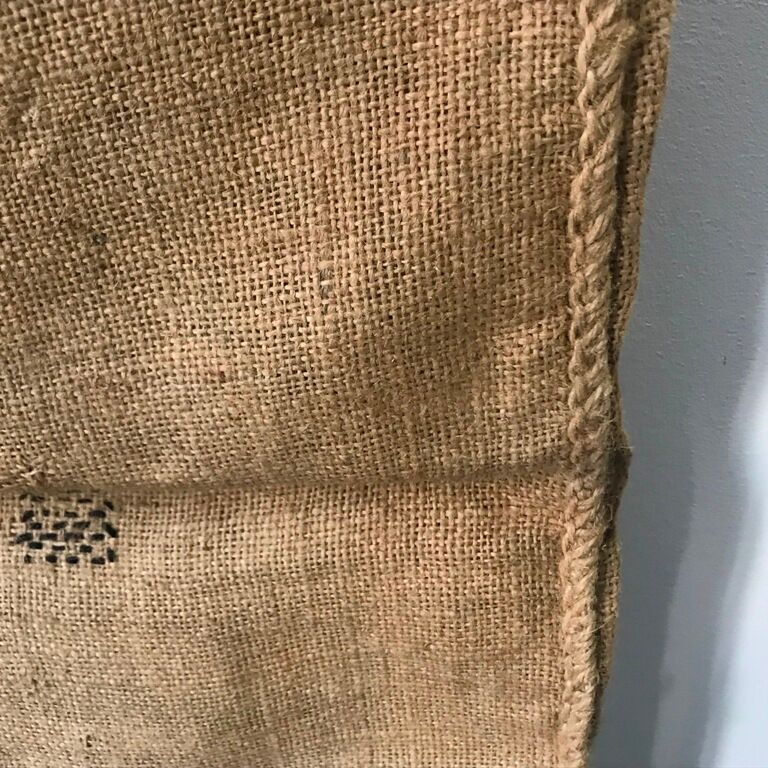 Authentic and old burlap bag 4 FARINE B.B