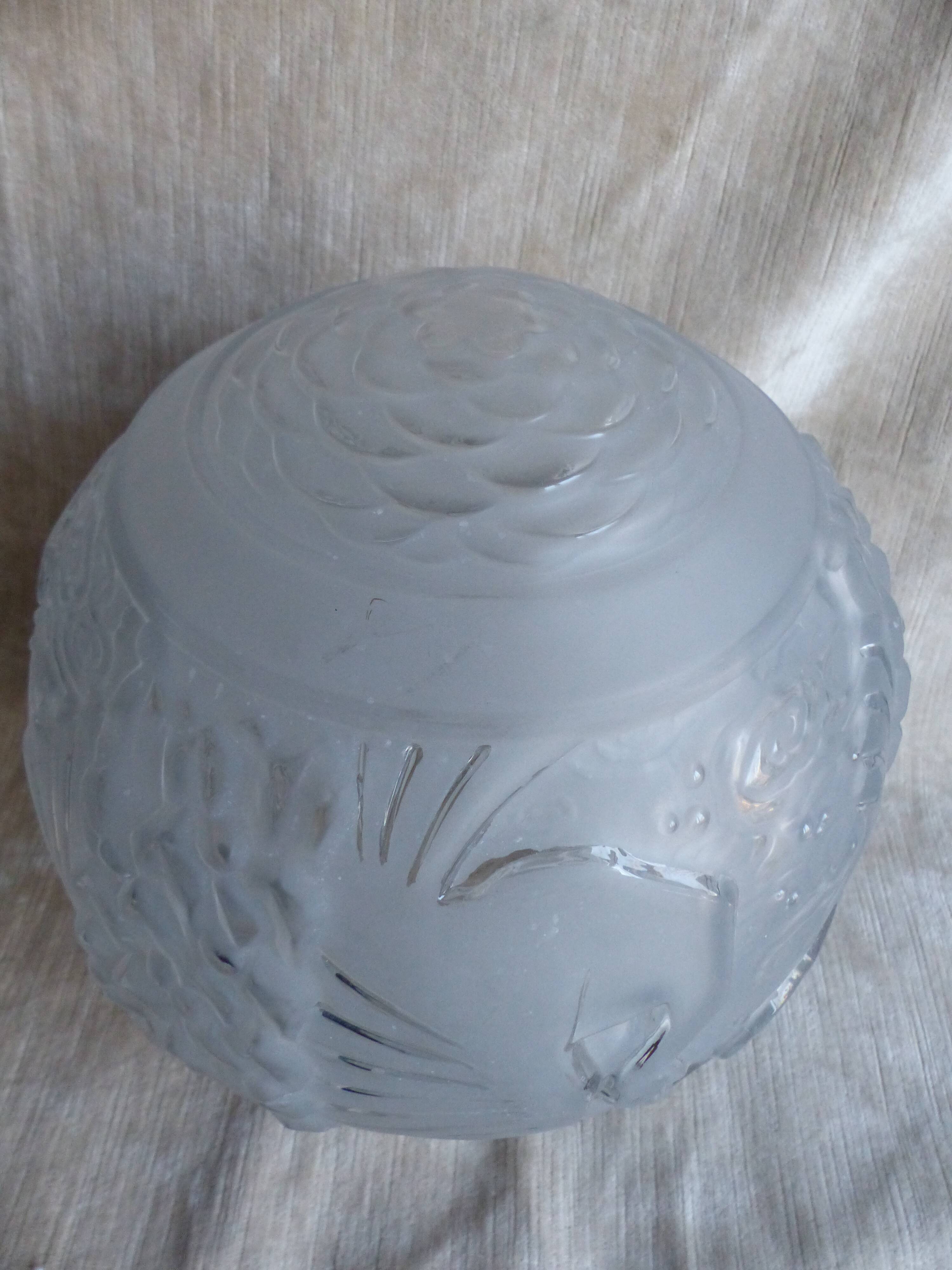 Suspension boule Muller frères Lunéville