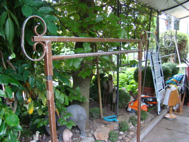 Wrought iron cloakroom