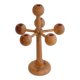 Scandinavian wooden candlestick 1970