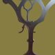 Antique bistro table (original cast iron and wood)