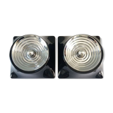 Pair of ceiling lights model 1369 by Studio Nizzoli Associati for Stilnovo